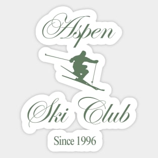 Aspen Ski Club Sticker